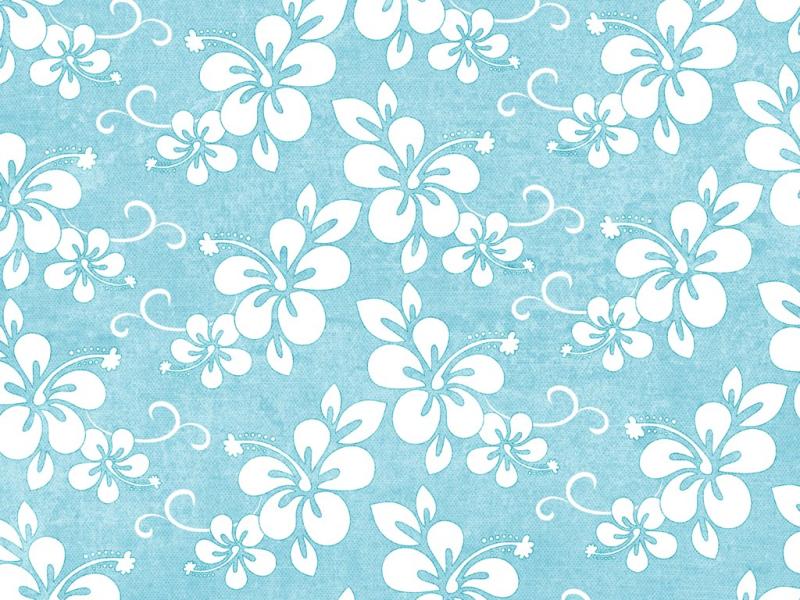 Flowers Pattern Blue Quality Backgrounds