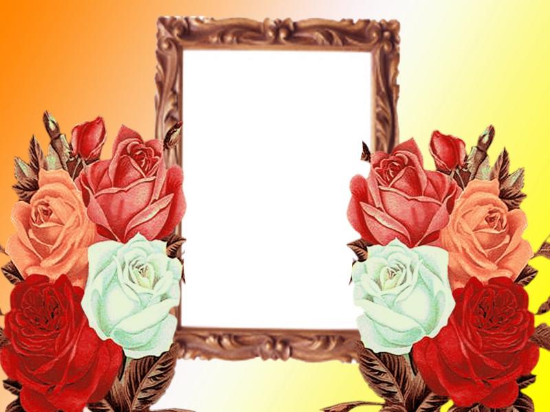 Flowers Wedding Photo Frame Clipart Backgrounds