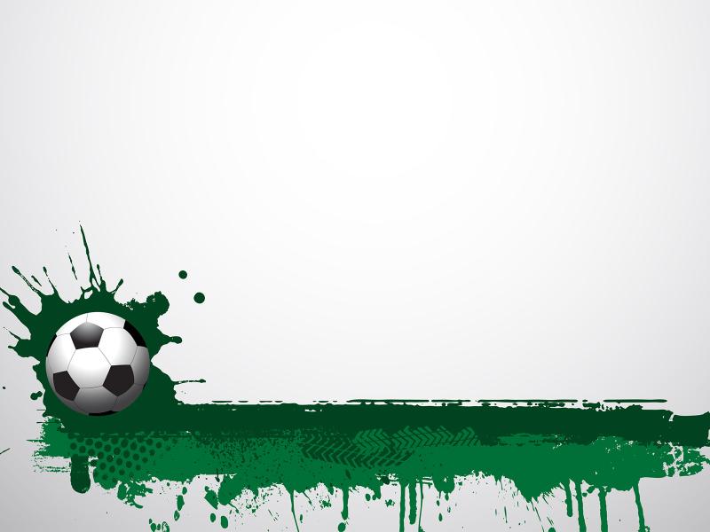 Football Grunge  Green Sports  PPT Wallpaper Backgrounds