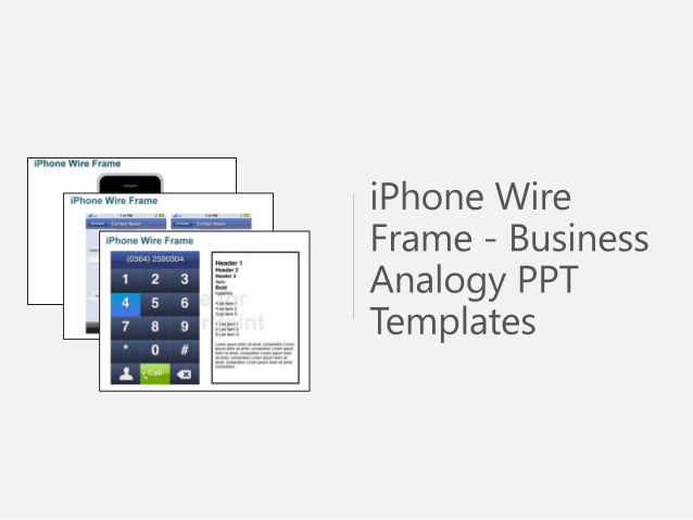 Frame PowerPoint iphone