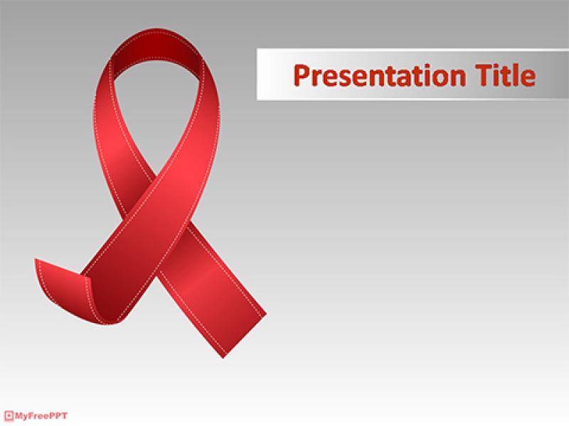 Free Aids PowerPoint Template Clipart Backgrounds