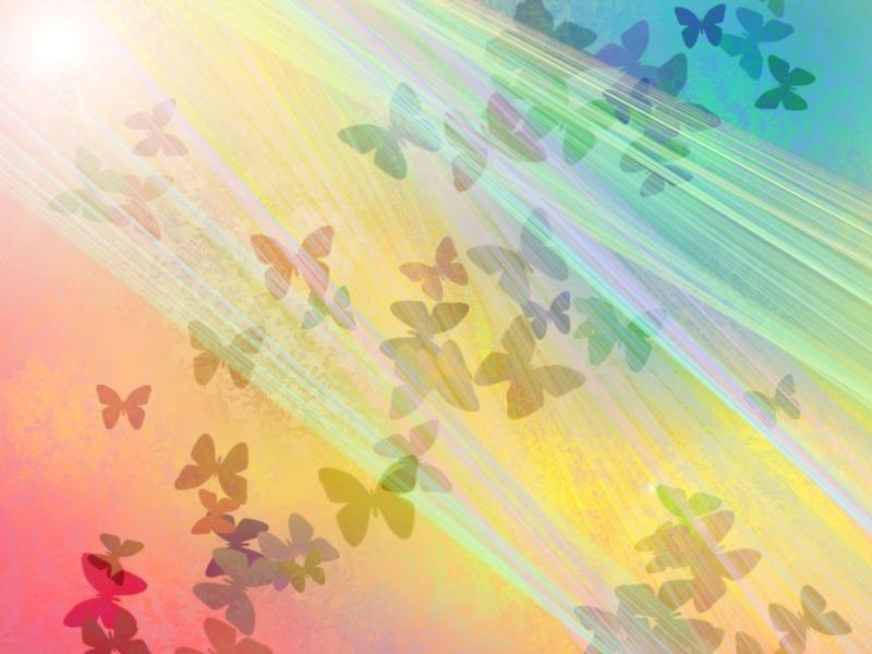 Free Butterfly Rain Light For  Art Backgrounds