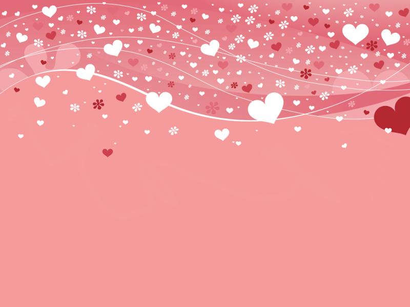 Free HD Hearts Presentation Backgrounds