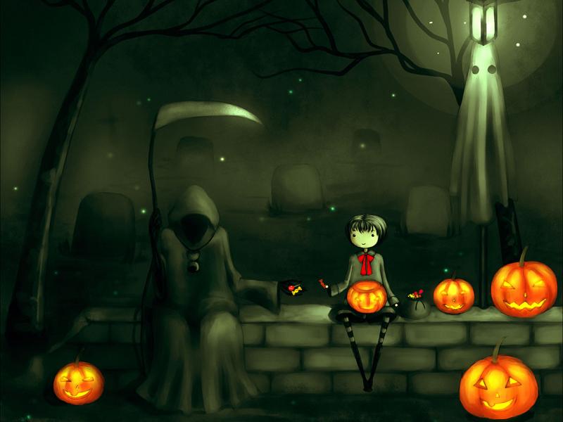 Free Scary Halloween and Collection 2014 Clip Art Backgrounds