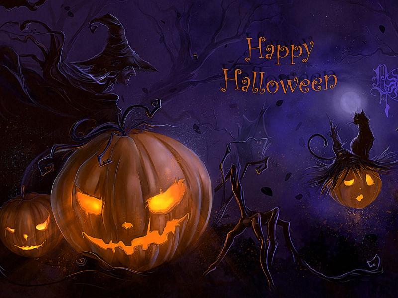 Free Scary Halloween and Collection 2014 Backgrounds