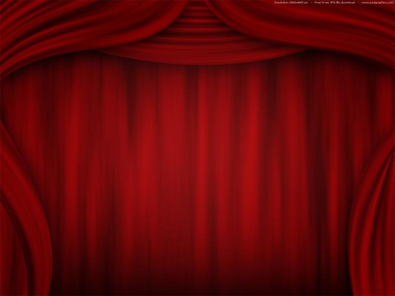 Free Theater Curtain PPT For   Picture Backgrounds