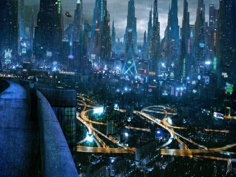 Futuristic City Picture Backgrounds