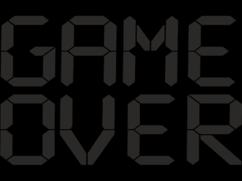 Game Over Png Design Backgrounds