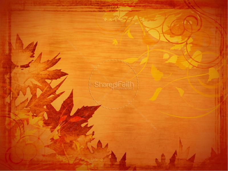 Giving Thanks PowerPoint Slide  Fall Thanksgiving PowerPoints Photo Backgrounds