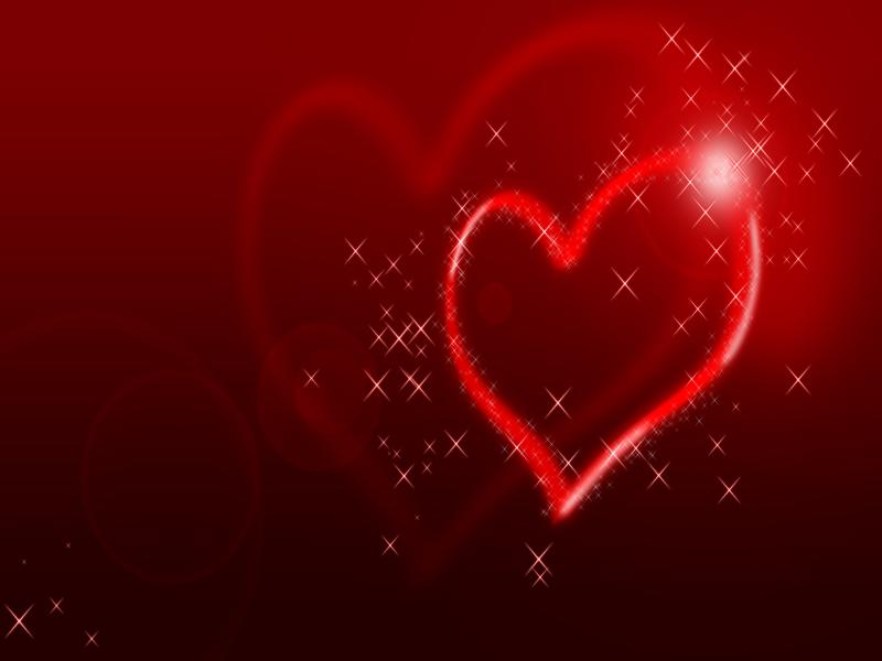 Glittering Hearts  HDs Wallpaper Backgrounds