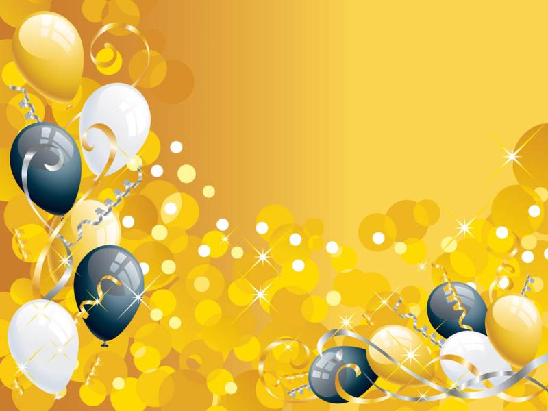Gold Balloon Picture Backgrounds