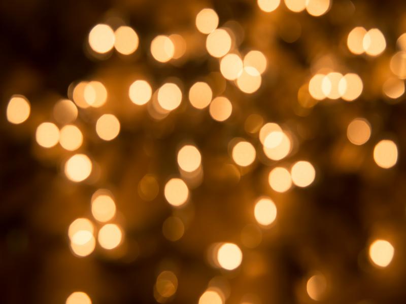 Gold Bokeh Frame Backgrounds