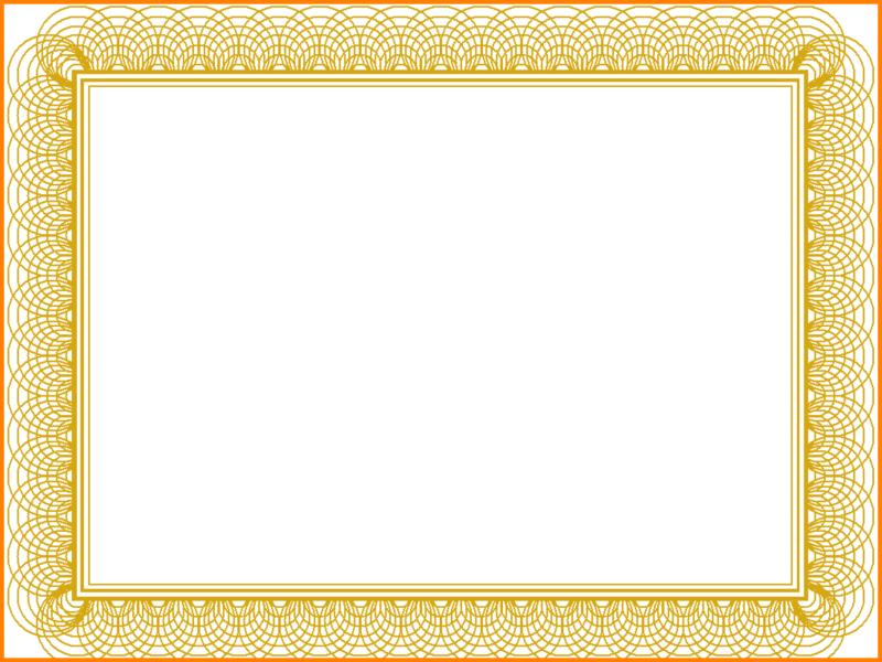 Gold Certificate Gold Formal Certificate    Clip Art Backgrounds