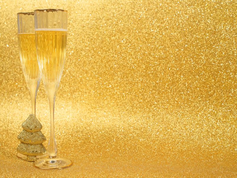 Gold New Year Wallpaper Backgrounds