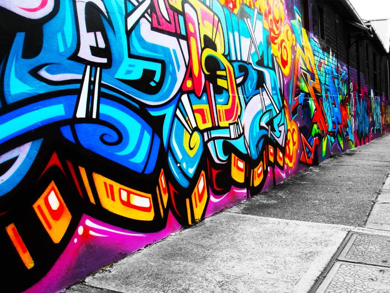 Graffiti For The Street Image Design Backgrounds