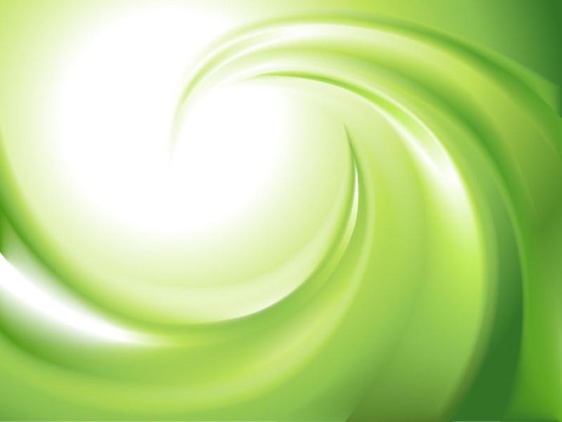 Green and White Swirl Design PPT Backgrounds