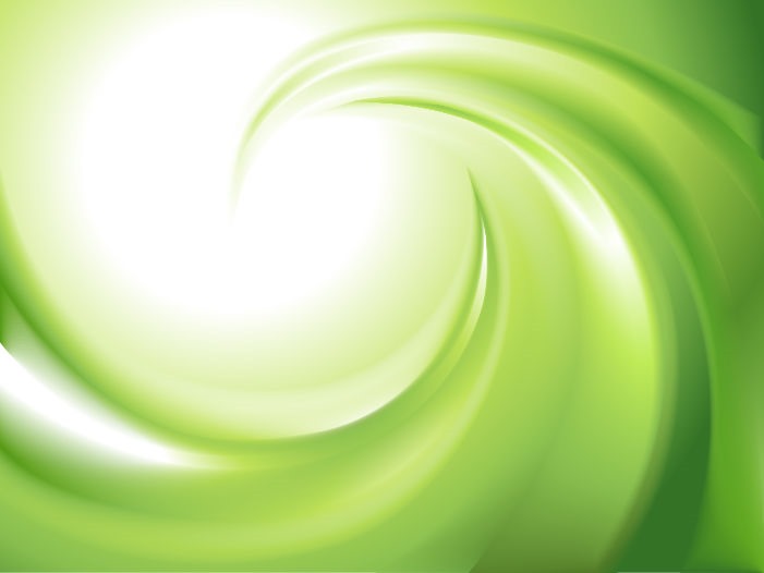 Green and White Swirl Design