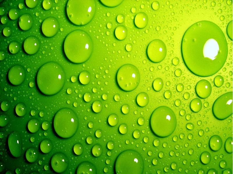 Green Bubbles Backgrounds