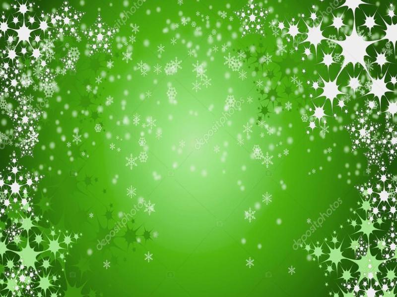 Green Christmas Template Backgrounds