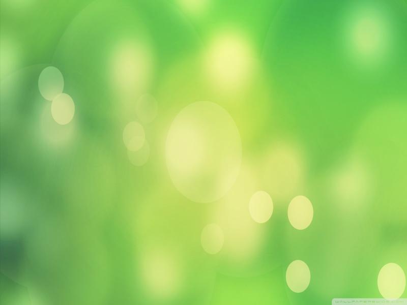 Green Light Bubbles Quality Backgrounds