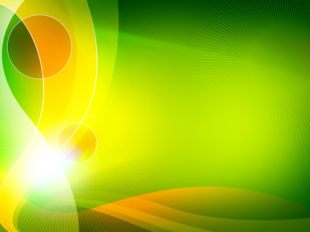 Green Light Burst Abstract PowerPoint PPT image Backgrounds for