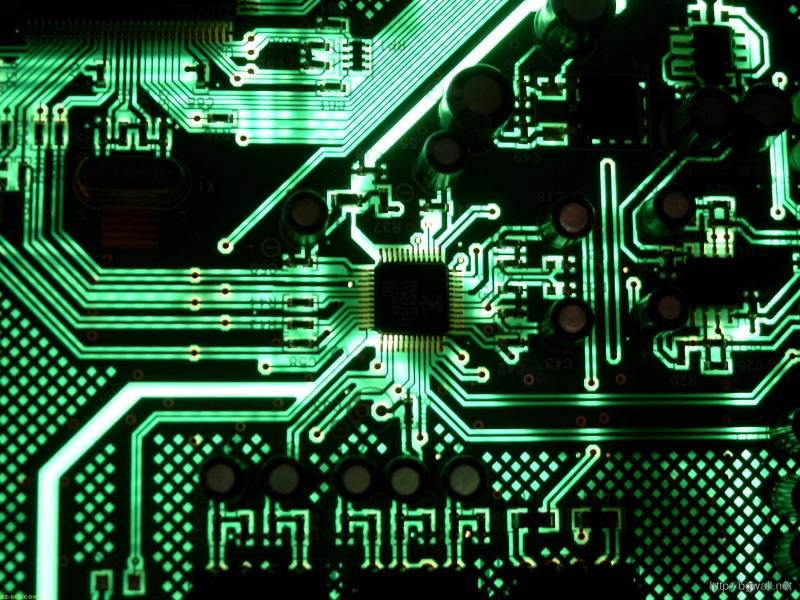 Green Motherboard Circuit Image Backgrounds