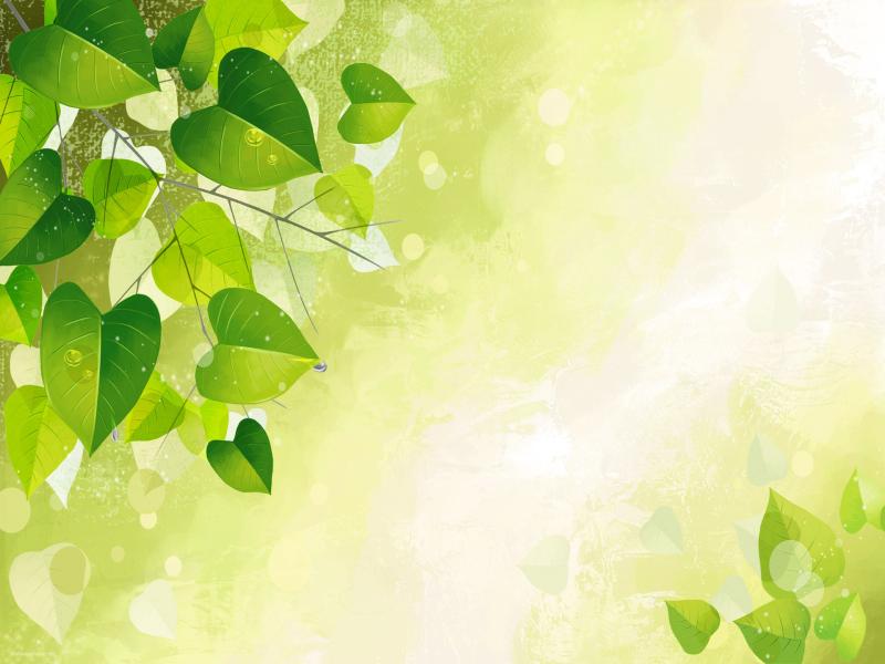 Green Vector Art Leaf Hd Picture Backgrounds for Powerpoint Templates ...
