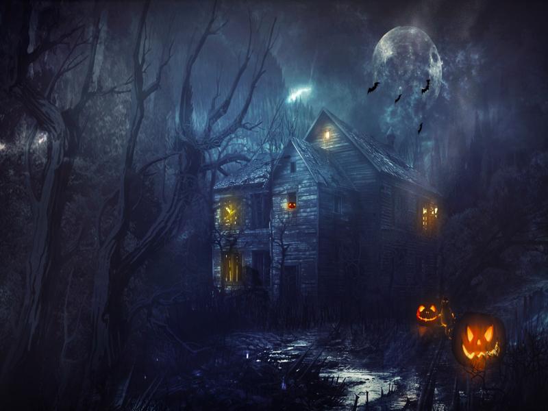 Halloween Backgrounds for Powerpoint Templates - PPT Backgrounds