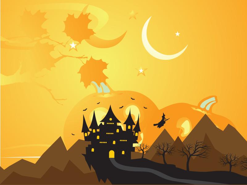 Halloween Holiday Templates Presentation Backgrounds