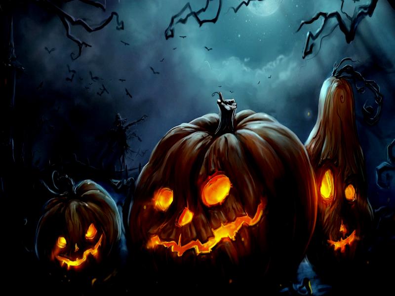 Halloween image Backgrounds for Powerpoint Templates - PPT Backgrounds