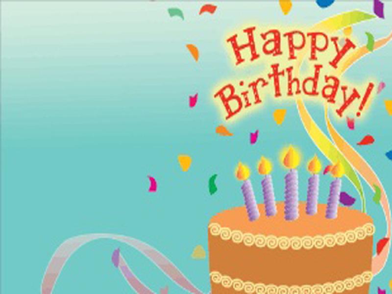 Happy Birthday Backgrounds for Powerpoint Templates - PPT Backgrounds