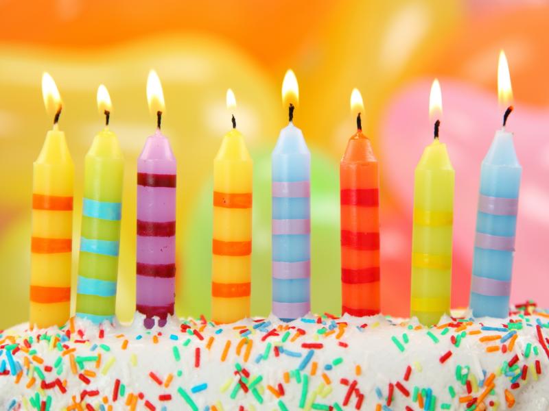 Happy Birthday Candles Backgrounds