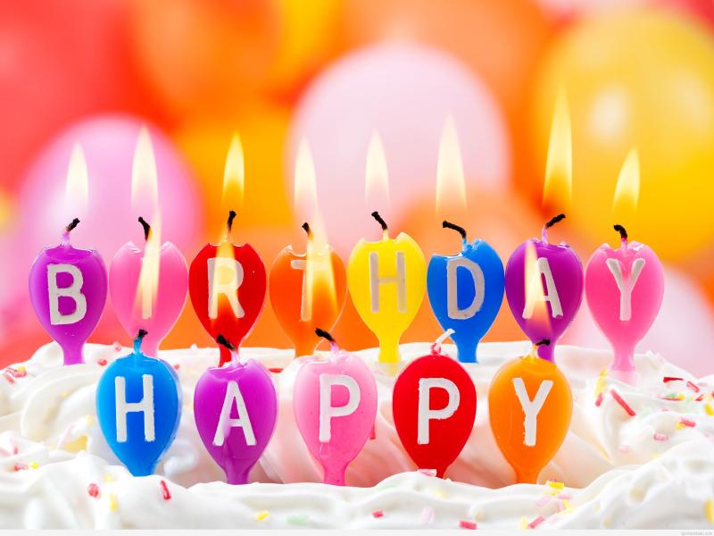 Happy Birthday Candles Backgrounds