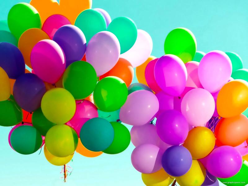 Hd Colorful Balloons Download Backgrounds