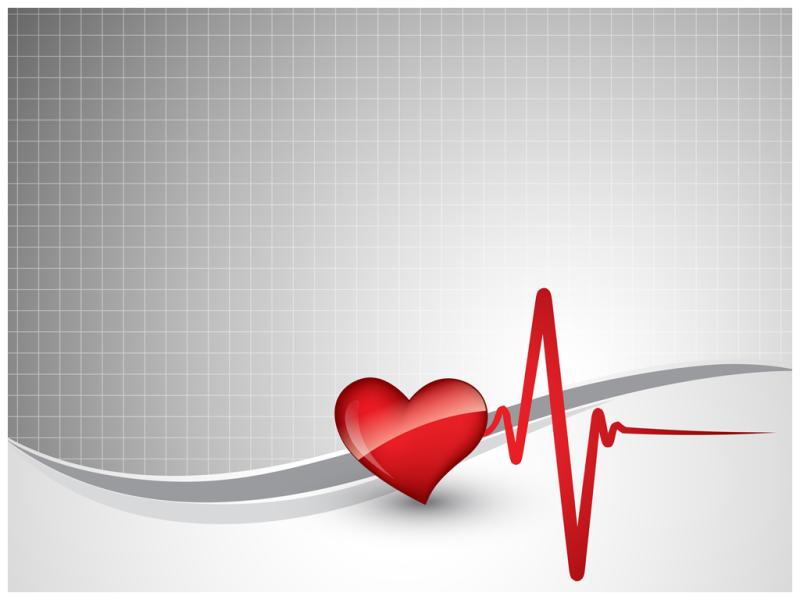 Heart Beat PPT Slide Backgrounds