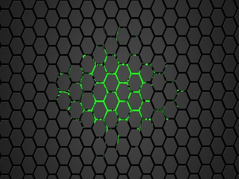 Hex Green Hexagon Graphic Backgrounds