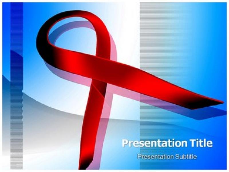 HIV Aids Symbol PowerPoint Templates PPT Slides image Backgrounds