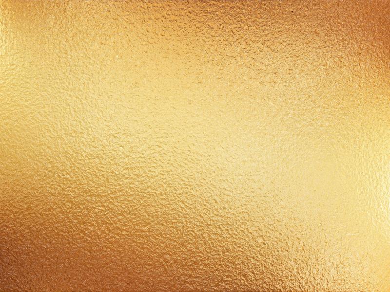 Large Sheet Of Gold Metal Foil Texture  Clipart Backgrounds