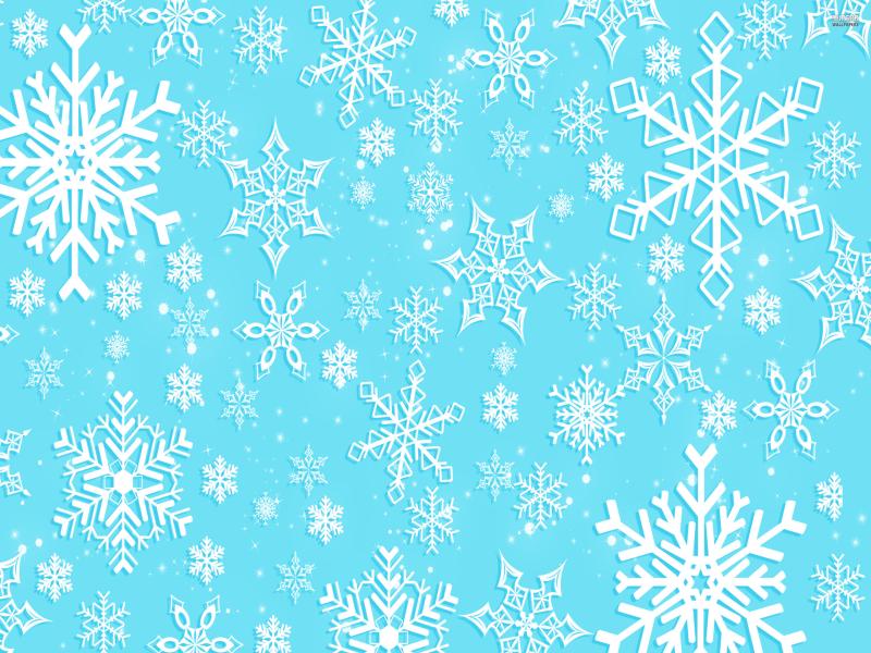 Light Blue Snowflake Clip Art Backgrounds