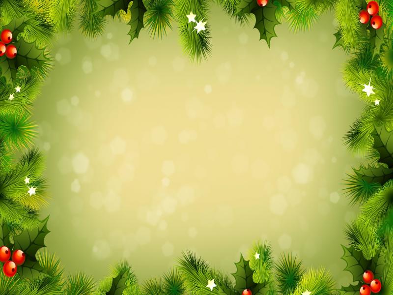 Light Green Christmas Backgrounds