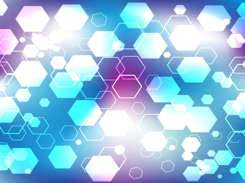 Light Hexagon Quality Backgrounds