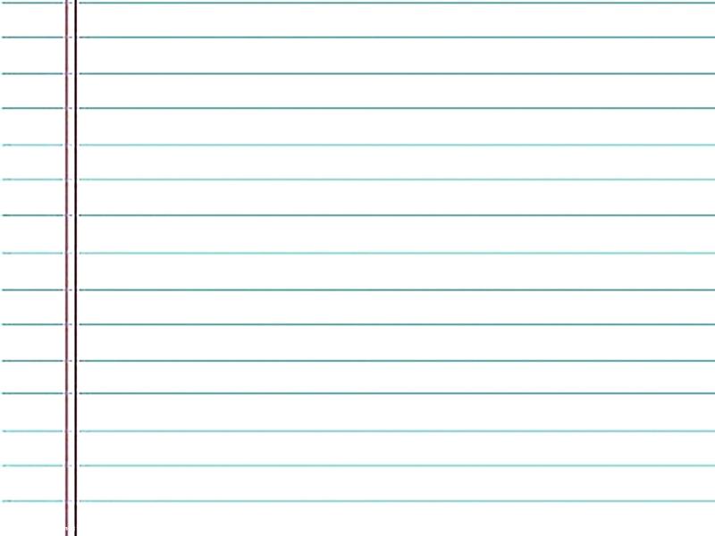 Lined Paper Note Template PPT Backgrounds