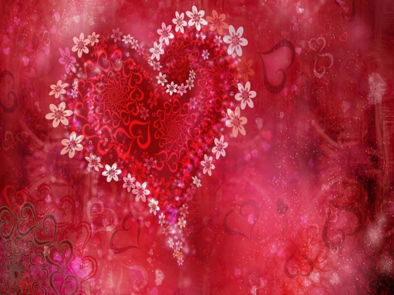 Love Heart Slides Backgrounds
