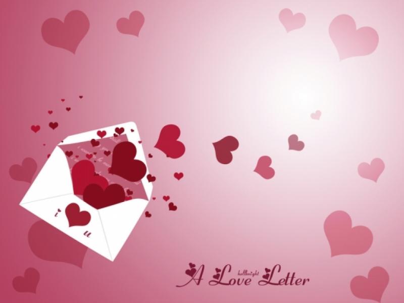 Love Letter PowerPoint  PPT Wallpaper Backgrounds