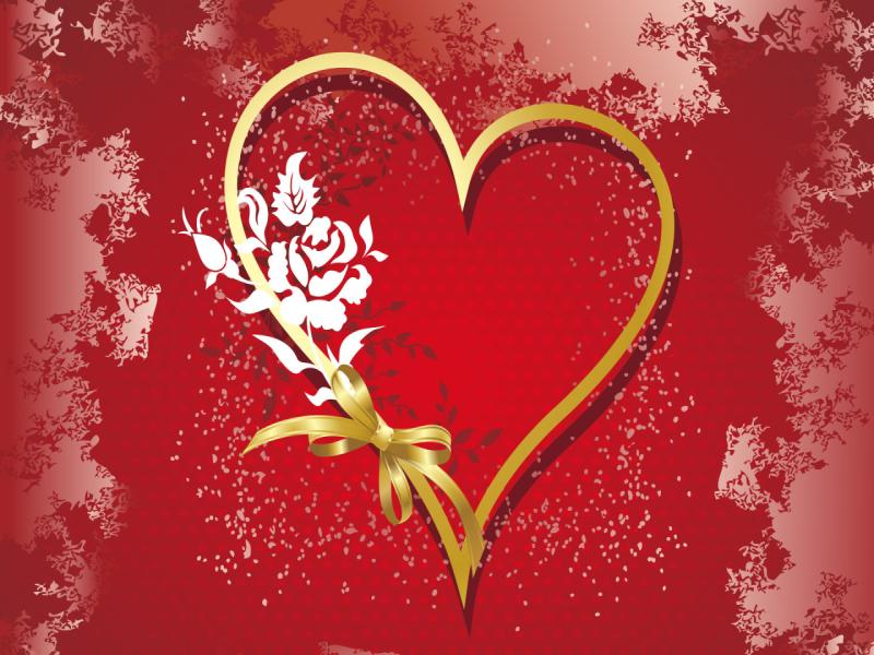 Love Valentine Hearts Graphic Backgrounds