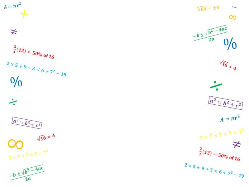 Math Marking Design Backgrounds