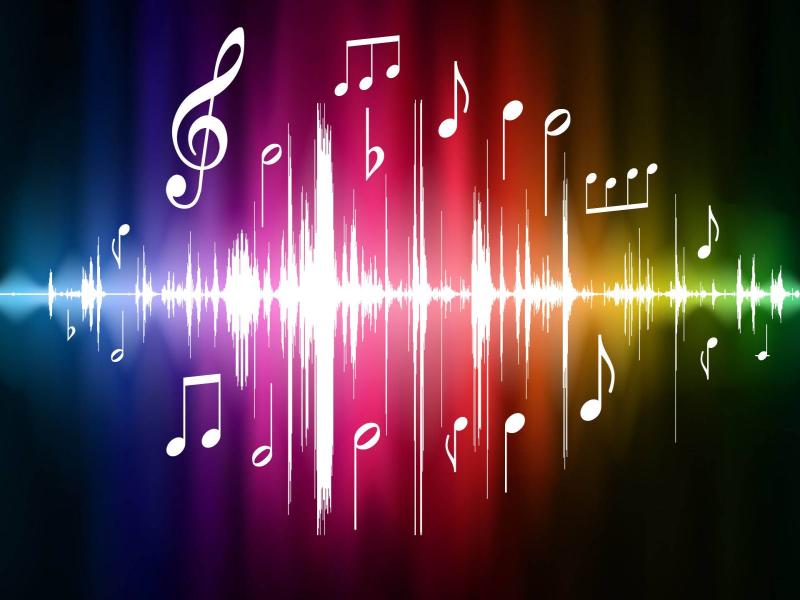 Music Notes Music Notes With A Lorful Clip Art Backgrounds