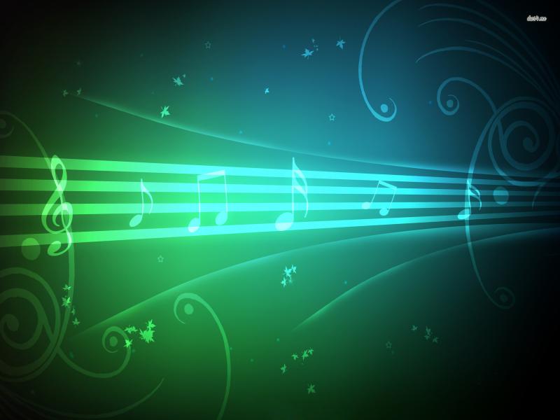 Musical Blue Music Notes Photo Backgrounds for Powerpoint Templates ...