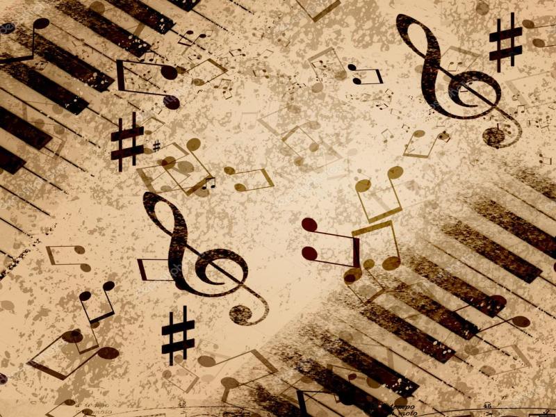 Natural Music Notes Wallpaper Backgrounds