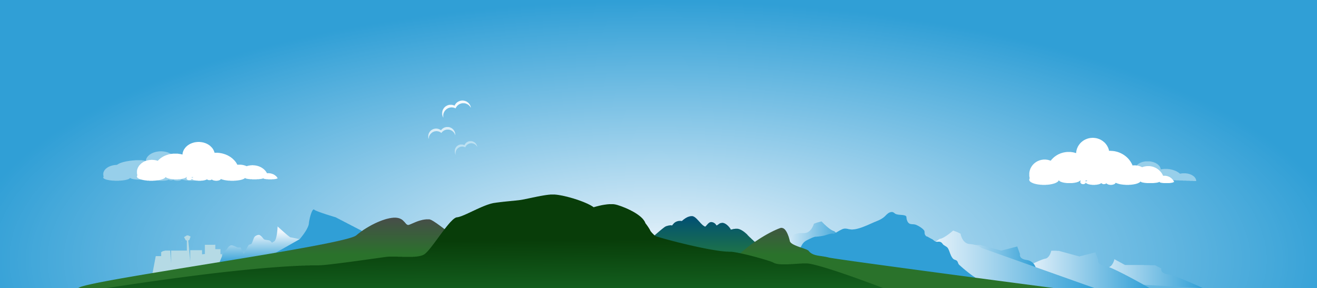 Nature Clouds Mountain Backgrounds For Powerpoint Templates Ppt
